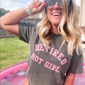 Large NWT Retired hot girl tee